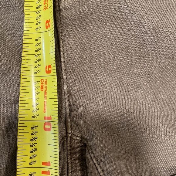 American Eagle Outfitters sage color linen blend shorts size 4 - Picture 8 of 9